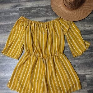 Off the Shoulder Romper